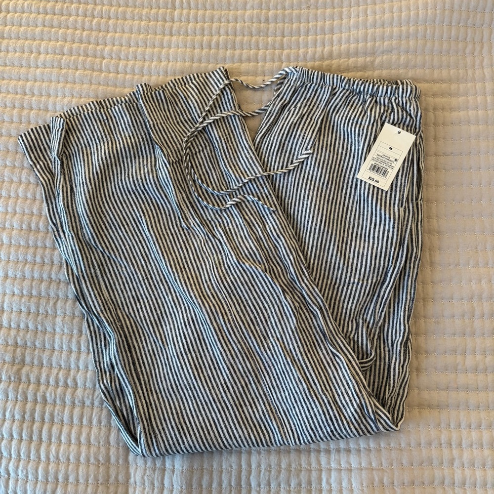 Women's High-Rise Wide Leg
Linen Pull-On Pants - A New Day™